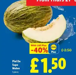 Lidl Piel De Sapo Melon offer