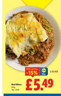 Lidl Beef Mince offer