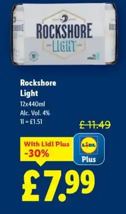 Lidl Rockshore Light offer