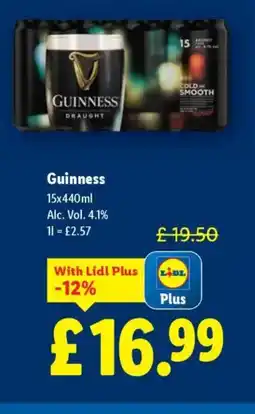 Lidl GUINNESS offer