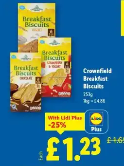 Lidl Crownfield Breakfast Biscuits offer