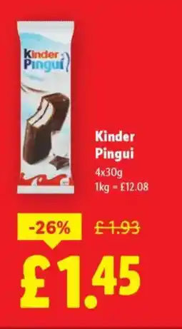 Lidl Kinder Pingui offer
