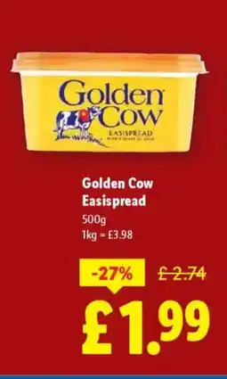 Lidl Golden Cow Easispread offer