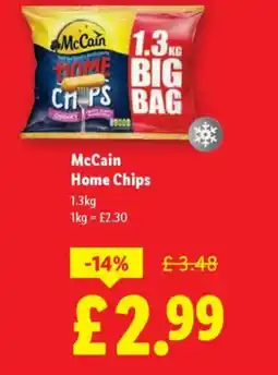 Lidl McCain Home Chips offer