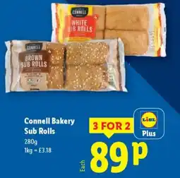 Lidl Connell Bakery Sub Rolls offer