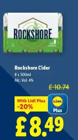Lidl Rockshore Cider offer