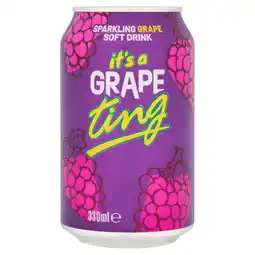 Asda Ting Sparkling Grape Soft Drink 330ml offer