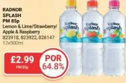 Bestway RADNOR SPLASH Lemon & Lime/Strawberry/ Apple & Raspberry offer