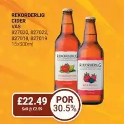 Bestway REKORDERLIG Cider offer