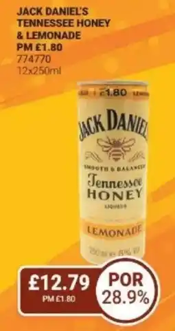 Bestway Jack daniel's tennessee honey & lemonade offer