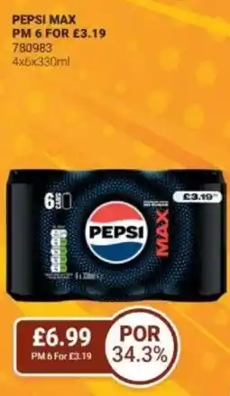 Bestway PEPSI Max offer