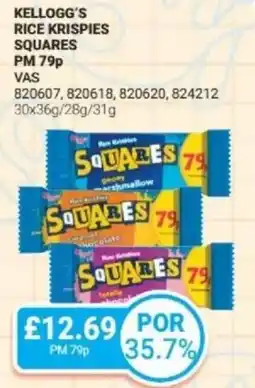 Bestway KELLOGG'S Rice krispies squares offer