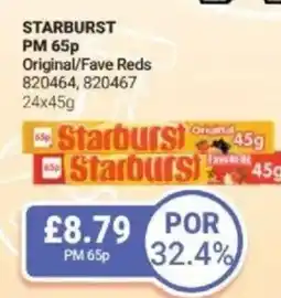 Bestway STARBURST Original/Fave Reds offer