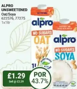Bestway ALPRO Unsweetened Oat/Soya offer