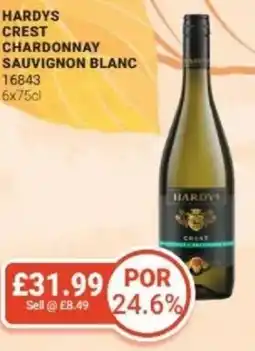 Bestway HARDYS Crest chardonnay sauvignon blanc offer