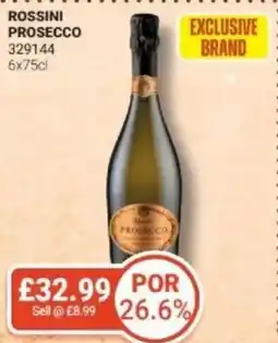 Bestway Rossini prosecco offer