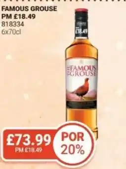 Bestway Famous grouse offer