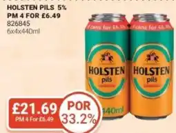 Bestway Holsten pils 5% offer