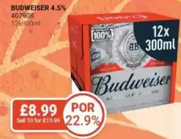 Bestway Budweiser 4.5% offer