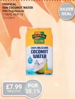 Bestway Tropical sun coconut water with pulp/natural offer