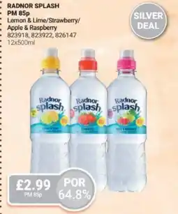 Bestway RADNOR SPLASH Lemon & Lime/Strawberry/ Apple & Raspberry offer