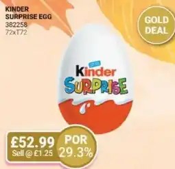 Bestway Kinder surprise egg offer