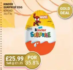 Bestway Kinder surprise egg offer
