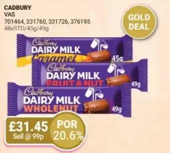 Bestway CADBURY offer