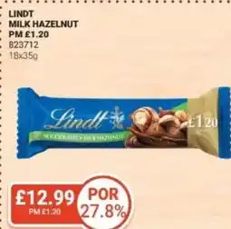 Bestway Lindt milk hazelnut offer