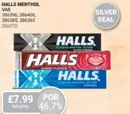 Bestway Halls menthol offer