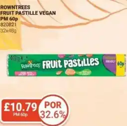 Bestway Rowntrees fruit pastille vegan offer