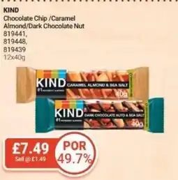 Bestway KIND Chocolate Chip/Caramel Almond/Dark Chocolate Nut offer