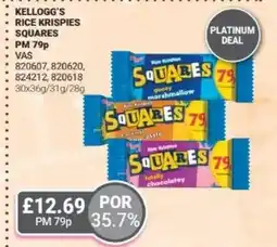 Bestway Kellogg's rice krispies squares offer