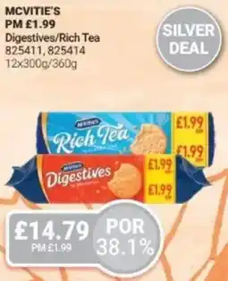 Bestway MCVITIE'S Digestives/Rich Tea offer