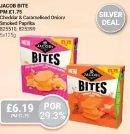 Bestway Jacob bite Cheddar & Caramelised Onion/ Smoked Paprika offer