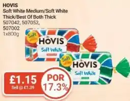 Bestway HOVIS Soft White Medium/Soft White Thick/Best Of Both Thick offer