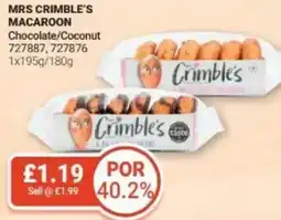 Bestway MRS CRIMBLE'S Macaroon Chocolate/Coconut offer