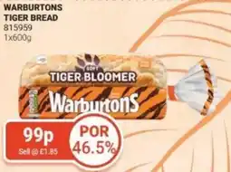 Bestway Warburtons tiger bread offer