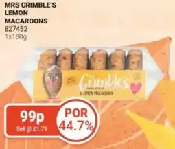 Bestway Mrs crimble's lemon macaroons offer