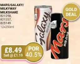 Bestway Mars/galaxy/ milkyway milkshake offer