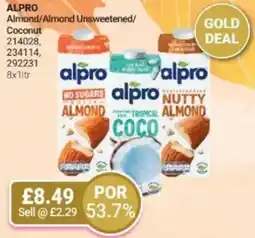 Bestway ALPRO Almond/Almond Unsweetened/ Coconut offer