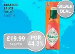 Bestway Tabasco sauce offer