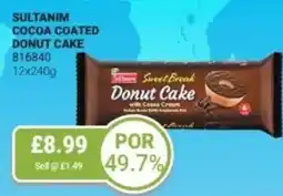 Bestway Sultanim cocoa coated donut cake offer