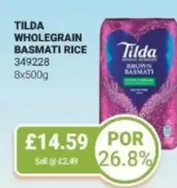 Bestway Tilda wholegrain basmati rice offer