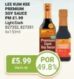 Bestway Lee kum kee premium soy sauce Light/Dark offer