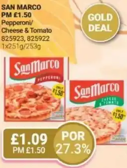 Bestway SAN MARCO Pepperoni/ Cheese & Tomato offer
