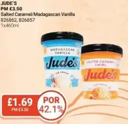 Bestway JUDE'S Salted Caramel/Madagascan Vanilla offer