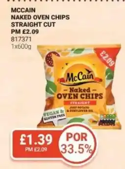 Bestway MCCAIN Naked oven chips straight cut offer
