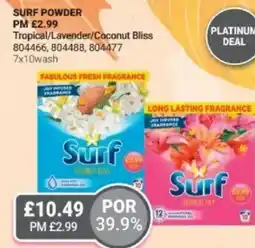 Bestway Surf powder Tropical/Lavender/Coconut Bliss offer