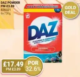 Bestway Daz powder offer